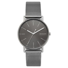 Laden Sie das Bild in den Galerie-Viewer, Skagen Herren Uhr Armbanduhr Signatur Edelstahl SKW6577-1