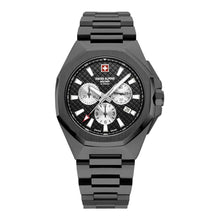 Laden Sie das Bild in den Galerie-Viewer, Swiss Alpine Military Herren Uhr Chronograph Analog Quarz 7005.9177SAM Edelstahl