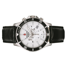 Laden Sie das Bild in den Galerie-Viewer, Swiss Alpine Military Herren Uhr Chronograph Analog Quarz 7022.9532SAM Leder