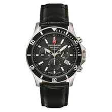 Laden Sie das Bild in den Galerie-Viewer, Swiss Alpine Military Herren Uhr Chronograph Analog Quarz 7022.9537SAM Leder