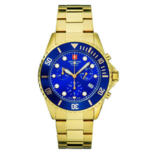 Laden Sie das Bild in den Galerie-Viewer, Swiss Alpine Military Herren Uhr Chronograph Analog Quarz 7053.9115SAM Edelstahl