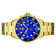 Laden Sie das Bild in den Galerie-Viewer, Swiss Alpine Military Herren Uhr Chronograph Analog Quarz 7053.9115SAM Edelstahl