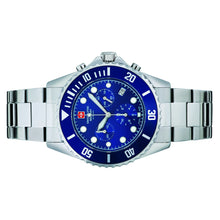 Laden Sie das Bild in den Galerie-Viewer, Swiss Alpine Military Herren Uhr Chronograph Analog Quarz 7053.9135SAM Edelstahl