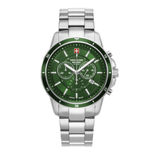 Laden Sie das Bild in den Galerie-Viewer, Swiss Alpine Military Herren Uhr Chronograph Analog Quarz 7089.9134SAM Edelstahl