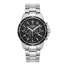 Laden Sie das Bild in den Galerie-Viewer, Swiss Alpine Military Herren Uhr Chronograph Analog Quarz 7089.9137SAM Edelstahl