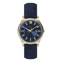 Laden Sie das Bild in den Galerie-Viewer, Versace Herren Uhr Armbanduhr Leder Aiakos VE4A00220