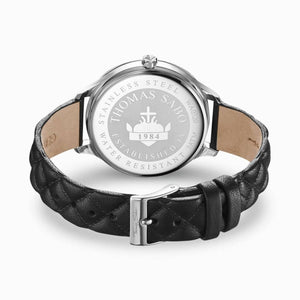 THOMAS SABO Damen Uhr Armbanduhr Rebel at Heart WA0320-203-201-38 MM Leder