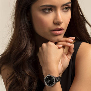 THOMAS SABO Damen Uhr Armbanduhr Rebel at Heart WA0322-221-203-38 MM Leder