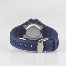 Laden Sie das Bild in den Galerie-Viewer, SINAR Jugenduhr Armbanduhr Analog Quarz Unisex Silikonband XB-19-2 dunkelblau