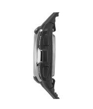 Laden Sie das Bild in den Galerie-Viewer, SINAR Jugenduhr Kinder Armbanduhr Digital Quarz Silikon XE-50-1 schwarz silber