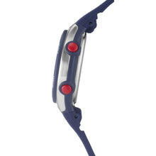 Laden Sie das Bild in den Galerie-Viewer, SINAR Jugenduhr Armbanduhr Digital Quarz Jungen Silikonband XF-68-2 Blau rot