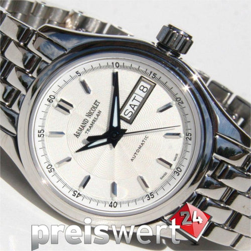 Armand Nicolet Herren Uhr Armbanduhr Automatik Hunter 9041B-AG-M9040