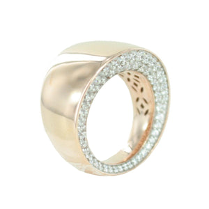 Esprit Collection Damen Ring Silber Rosé Zirkonia Ennea Gr.19 ELRG92441B190
