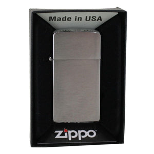 Zippo Feuerzeug Modell Slim 1027.009 brushed chrome