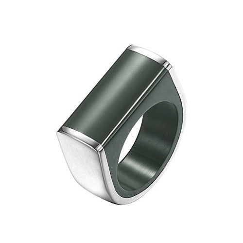 Joop Damen Ring Edelstahl Silber Schwarz Pieces JPRG00028A