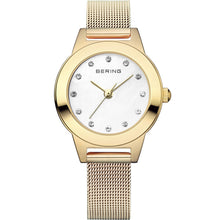 Laden Sie das Bild in den Galerie-Viewer, Bering Damen Uhr Armbanduhr Slim Classic - 11125-334 Meshband