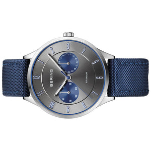 Bering Herren Uhr Armbanduhr Titan - 11539-873 Nylon