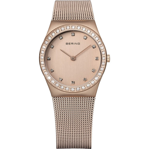 Bering Damen Uhr Armbanduhr Slim Classic - 12430-366-1 Meshband