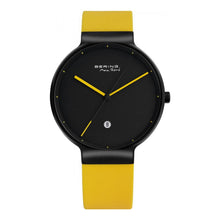 Laden Sie das Bild in den Galerie-Viewer, Bering Herren Uhr Armbanduhr Max René UltraSlim - 12639-827-1 gelb