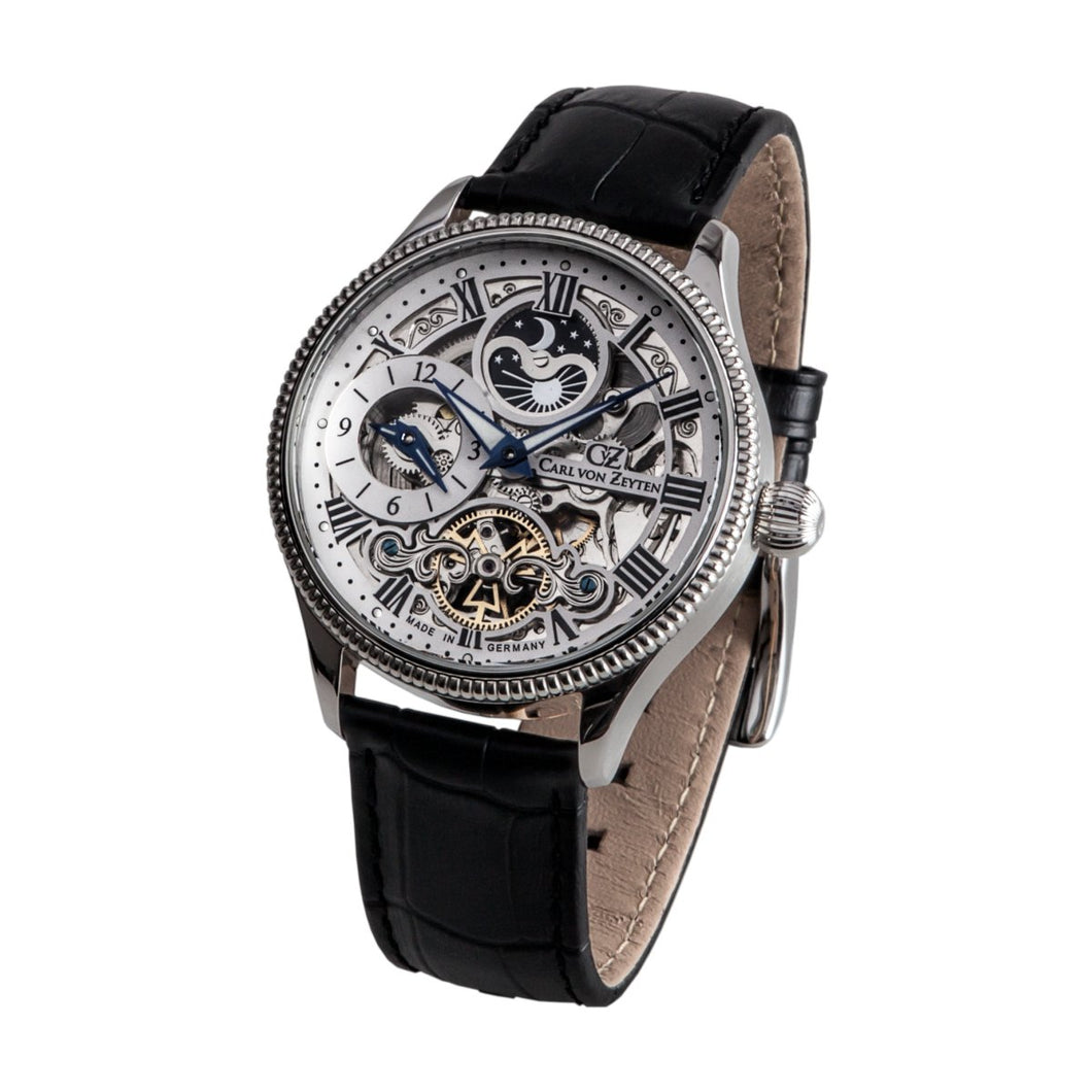 Carl von Zeyten Herren Uhr Armbanduhr Automatik Kirnbach CVZ0034WHS