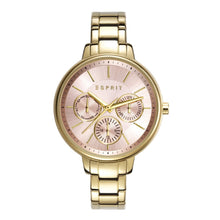 Laden Sie das Bild in den Galerie-Viewer, Esprit Damen Uhr Armbanduhr Melanie Edelstahl Gold ES108152002