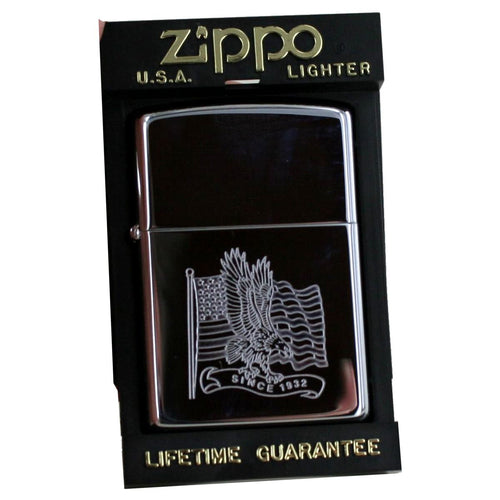 Zippo Feuerzeug Modell 1993 Eeagle Flag Since 1932