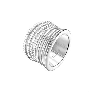 Joop Damen Ring Edelstahl silber M Refined JPRG90800A