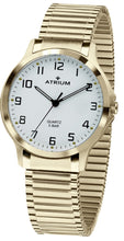 Laden Sie das Bild in den Galerie-Viewer, ATRIUM Damen Uhr Armbanduhr Edelstahl gold A13-60 Zugband