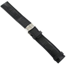 Laden Sie das Bild in den Galerie-Viewer, Ingersoll Ersatzband für Uhren Leder schwarz Kroko Faltschl. Si 21mm