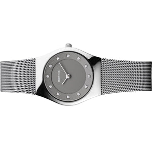 Bering Damen Uhr Armbanduhr Slim Classic - 11927-309 Meshband