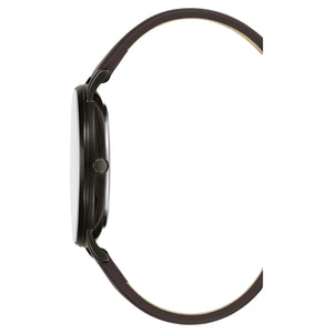 Kenneth Cole New York Herren-Armbanduhr Analog Quarz Leder KC50008002