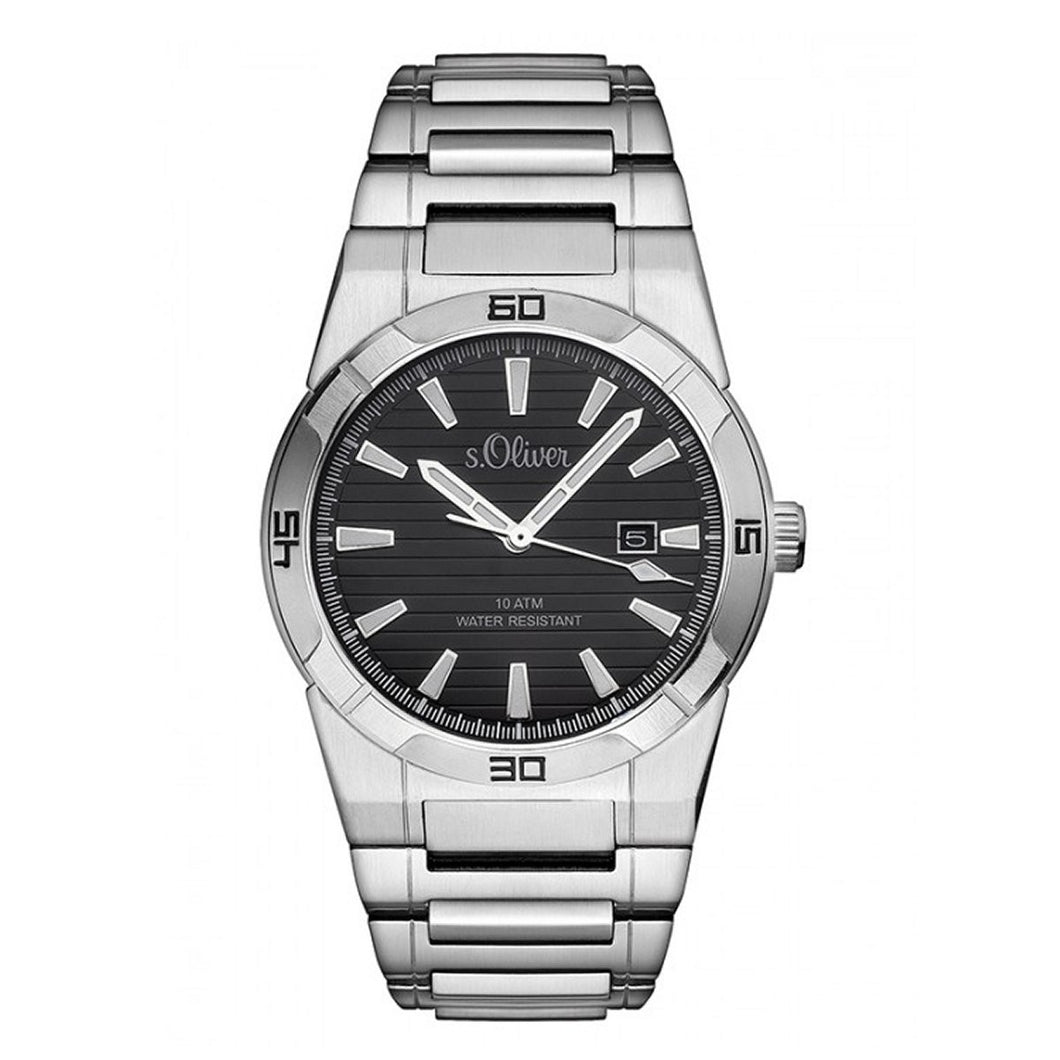 s.Oliver Herren Uhr Armbanduhr SO-3094-MQ
