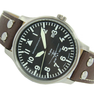 Aristo Herren Messerschmitt Uhr Fliegeruhr ME-42BF109 - 75 Jahre