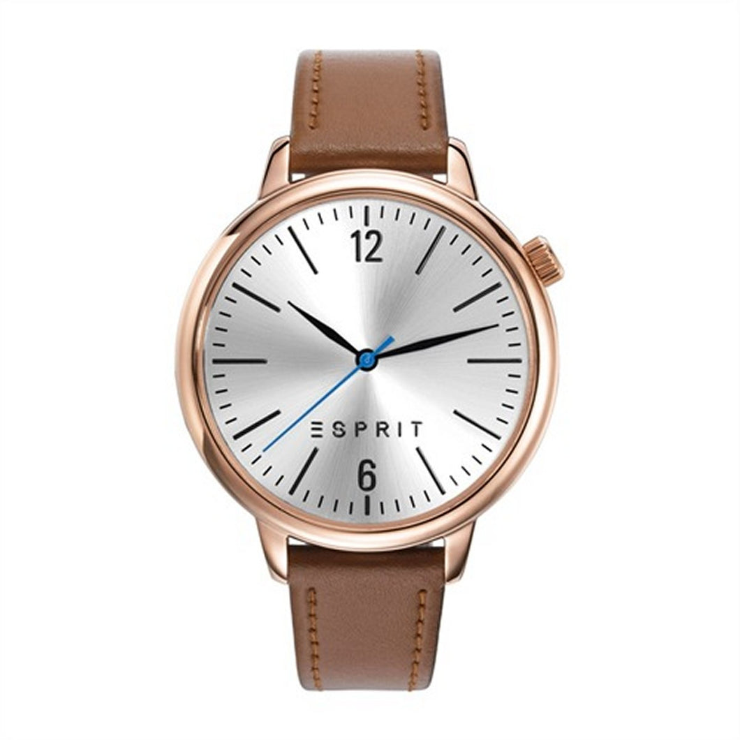 Esprit Damen Uhr Armbanduhr Light brown Rosé ES906562001