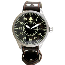 Laden Sie das Bild in den Galerie-Viewer, Aristo Herren Uhr Armbanduhr Fliegeruhr Pilot Automatik 3H211