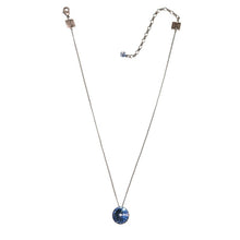 Laden Sie das Bild in den Galerie-Viewer, Konplott Halskette hängend Collier Rivoli hellblau Hell-Saphir