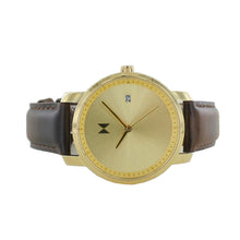 Laden Sie das Bild in den Galerie-Viewer, MVMT Signature Damen Uhr Armbanduhr Gold Brown MF01-GBR Leder