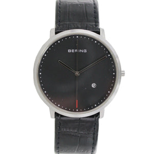 Bering Herren Uhr Armbanduhr Slim Classic - 11139-402 Leder Kroko