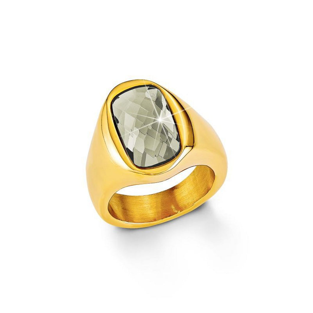 s.Oliver Jewel Damen Ring Silber goldfarben Gr. 54 SO1166/2 - 508360