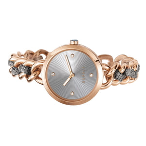 Esprit Damen Uhr Armbanduhr Lily Edelstahl Rosé ES107952003