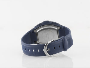 SINAR Jugenduhr Kinder Armbanduhr Digital Quarz Silikon XE-50-2 blau silber