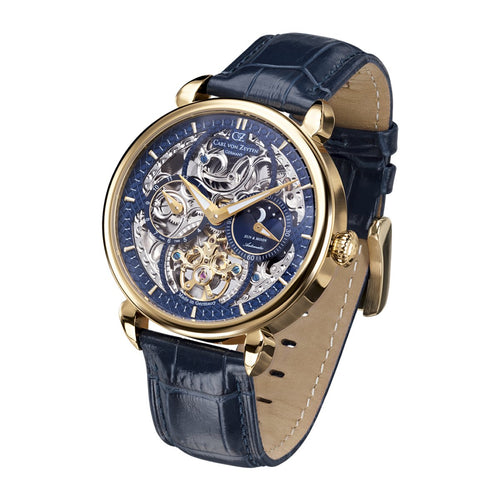 Carl von Zeyten Herren Uhr Armbanduhr Automatik Neukirch CVZ0005GBLS