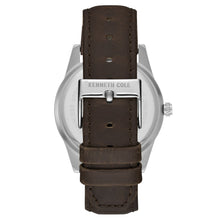 Laden Sie das Bild in den Galerie-Viewer, Kenneth Cole New York Herren-Armbanduhr Analog Quarz Leder KC15205001