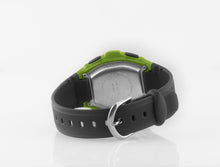 Laden Sie das Bild in den Galerie-Viewer, SINAR Jugenduhr Kinder Armbanduhr Digital Quarz Silikon XE-50-3 grün silber
