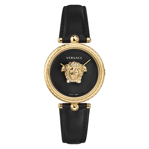Versace Damen Uhr Armbanduhr PALAZZO VECQ01120 Leder