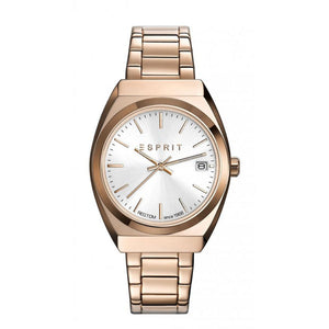 Esprit Damen Uhr Armbanduhr Emily Edelstahl Rosé ES108522004