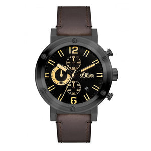s.Oliver Herren Uhr Armbanduhr SO-3096-LC