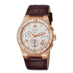 Esprit Collection Damen Uhr Armbanduhr Pherousa Leder EL101822F07