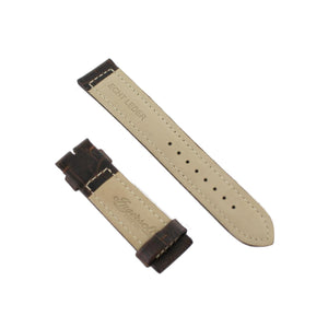 Ingersoll Ersatzband für Uhren Leder braun Kroko 22 mm