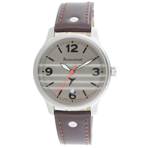 Aristo Herren Messerschmitt Uhr Fliegeruhr M-18-1 / BFW-M18 Leder